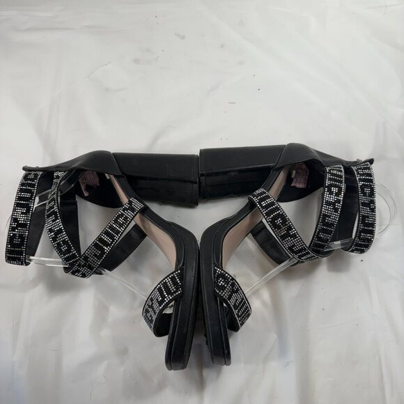 Juicy Couture Black Macarena Block Heel Strapy Handle - Picture 2 of 15